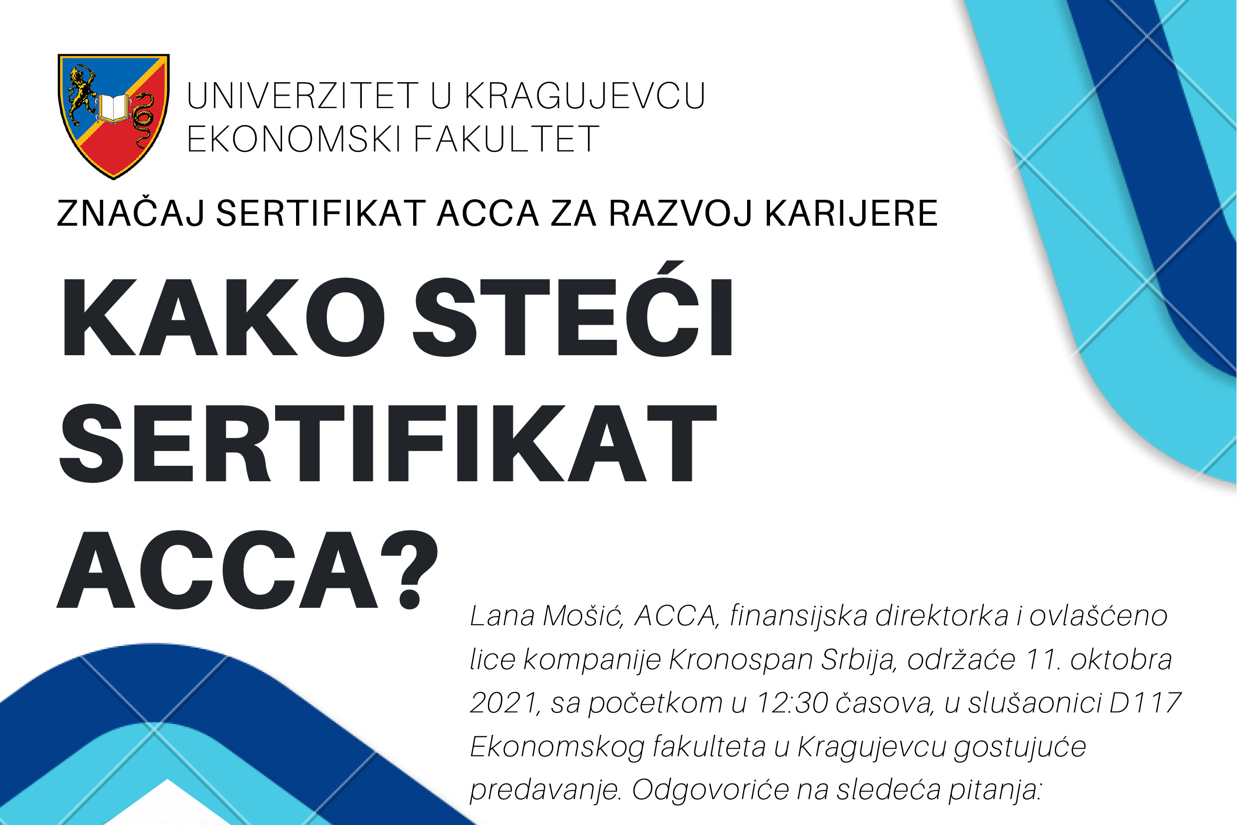 Гoстуjућe прeдaвaњe "Кaкo стeћи сeртификaт ACCA?"